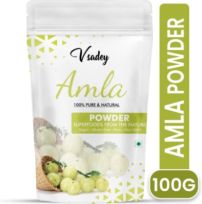 vsadey Natural Dry Amla Powder For Anti- Hair-Fall, Anti-Dandruff Hair 100Gm ( Pack of 1)(100 g)