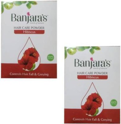 Banjaras Hibiscus Hair Care Powder (Pack of 2) (100 g)(200 g)