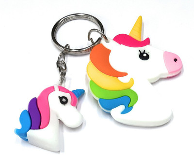 Aura Mama And Baby Unicorn Set Cute Gift Keychain For Girls Friend Wife Women Mother Key Chain