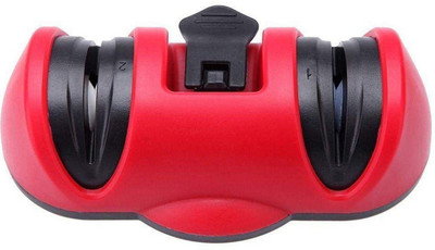 PAVITYAKSH Knife Sharpener Dual Stage (Black & red) Knife Sharpening Steel(Plastic)