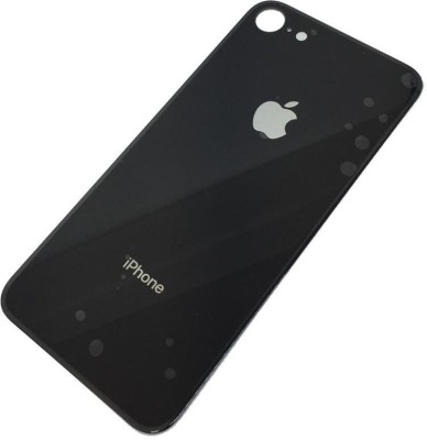 Green Apple iPhone 8 Back Panel(Black)