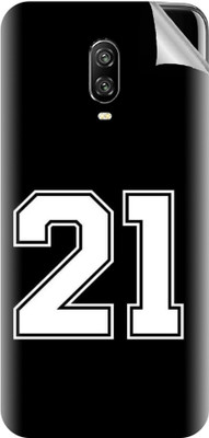 tiddler OnePlus 6T Mobile Skin(Black)