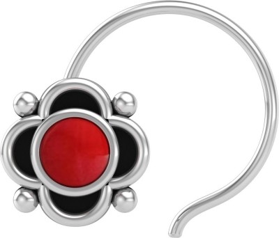 PeenZone Coral Sterling Silver Plated Sterling Silver Nose Stud