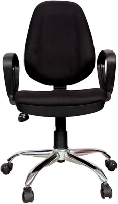 Jangra & Daughter's NA Office Adjustable Arm Chair(Black, DIY(Do-It-Yourself))