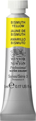 Winsor & Newton Professional Water Colour - Tube of 5 ML - Bismuth Yellow (025)(Set of 1, Bismuth Yellow)
