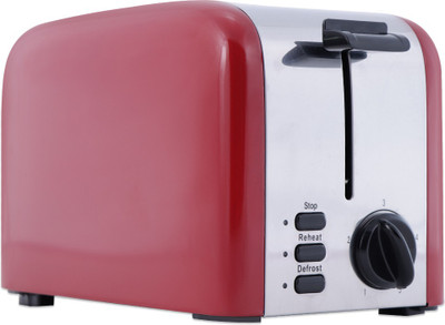 WONDERCHEF Pop Up 2 Slice Toaster Crimson Edge, 850W, 5 Browning Controls, Removable Crumb Tray, 2 Years Warranty, Red 850 W Pop Up Toaster(Red)