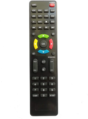 BhalTech 43FB2 LED LCD Smart TV Compatible for LED LCD TV  Onida Remote Controller(Black)