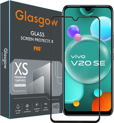 Glasgow Edge To Edge Tempered Glass for Vivo V20 SE(Pack of 1)