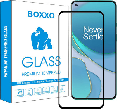 Boxxo Edge To Edge Tempered Glass for OnePlus Nord CE(Pack of 1)