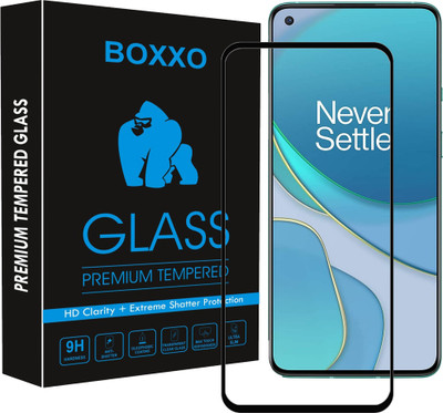 Boxxo Edge To Edge Tempered Glass for OnePlus 9RT 5G(Pack of 1)
