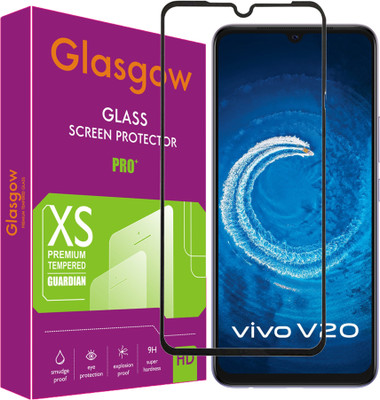 Glasgow Edge To Edge Tempered Glass for Vivo V20(Pack of 1)