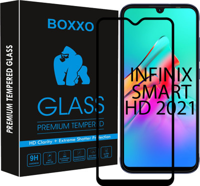 Boxxo Edge To Edge Tempered Glass for Infinix Smart HD 2021(Pack of 1)