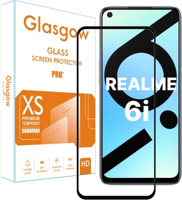 Glasgow Edge To Edge Tempered Glass for Realme 6i(Pack of 1)