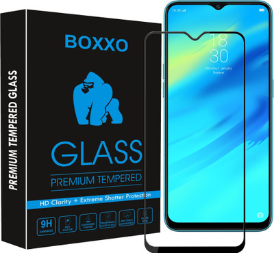 Boxxo Edge To Edge Tempered Glass for Oppo A15(Pack of 1)