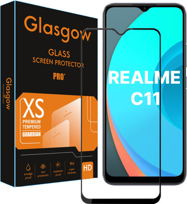 Glasgow Edge To Edge Tempered Glass for Realme C11(Pack of 1)