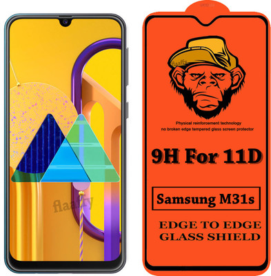 CRodible Edge To Edge Tempered Glass for Samsung Galaxy M31s(Pack of 1)