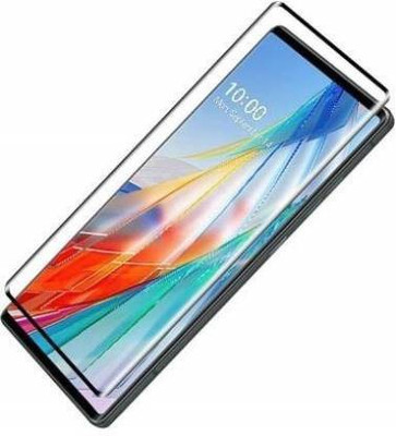 MOBIGENIX Edge To Edge Tempered Glass for LG WING(Pack of 1)