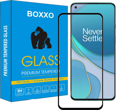 Boxxo Edge To Edge Tempered Glass for OnePlus 9(Pack of 1)