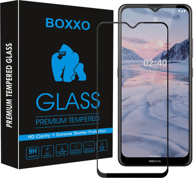 Boxxo Edge To Edge Tempered Glass for Nokia 2.4(Pack of 1)