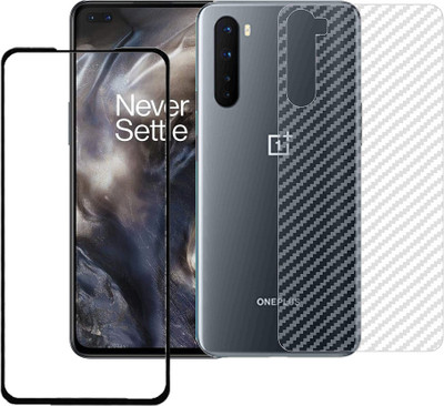 ECMERED Front and Back Screen Guard for ONEPLUS NORD(Pack of 2)