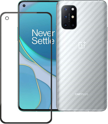 ECMERED Front and Back Screen Guard for ONEPLUS 8T(Pack of 2)
