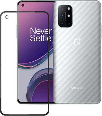 ECMERED Front and Back Screen Guard for ONEPLUS 8T(Pack of 2)