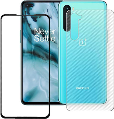 ECMERED Front and Back Screen Guard for ONEPLUS NORD(Pack of 2)