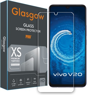 Glasgow Tempered Glass Guard for Vivo V20(Pack of 1)