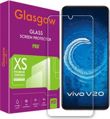 Glasgow Tempered Glass Guard for Vivo V20(Pack of 1)