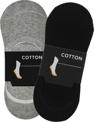 BBS DEAL Men & Women Solid Peds/Footie/No-Show(Pack of 2)