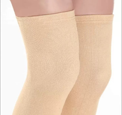 SKG ONLINE RETAIL Best Knee Cap Sleeves for Women & Men Knee, Calf & Thigh Support (Beige) Knee Support