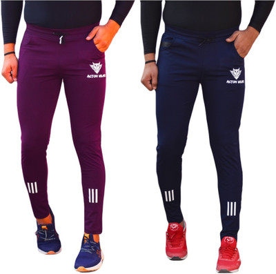 Acton Wilmer Solid Men Multicolor Track Pants