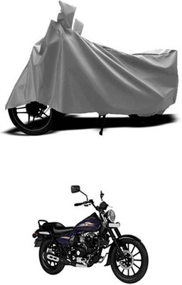 Wadhwa Creations Two Wheeler Cover for Bajaj(Avenger 150 Street, Grey)