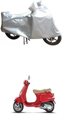 Coverit Two Wheeler Cover for Universal For Bike(Vespa LX, Silver)