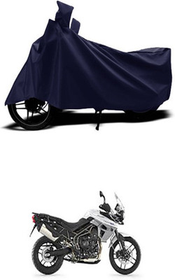 Wadhwa Creations Two Wheeler Cover for Triumph(Blue)