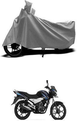 Coverit Two Wheeler Cover for Bajaj(Grey)