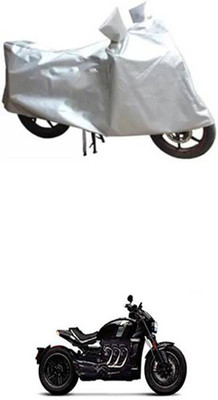 Coverit Two Wheeler Cover for Triumph(Silver)