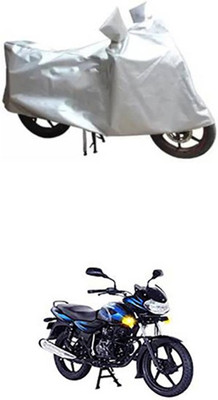 Coverit Two Wheeler Cover for Bajaj(Discover 125 DTS-i, Silver)