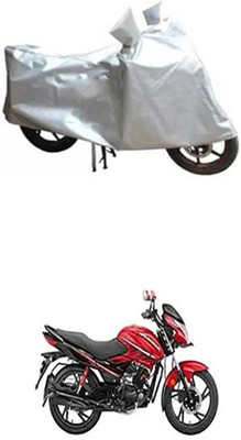 Wadhwa Creations Two Wheeler Cover for Hero(Glamour FI, Silver)