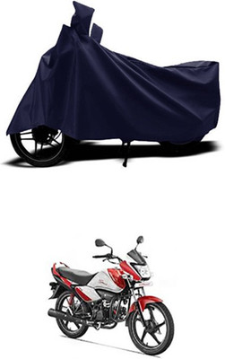 Wadhwa Creations Two Wheeler Cover for Hero(Splendor I Smart, Blue)