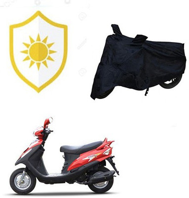 RPSENTTERPR Waterproof Two Wheeler Cover for Mahindra(Flyte, Black)