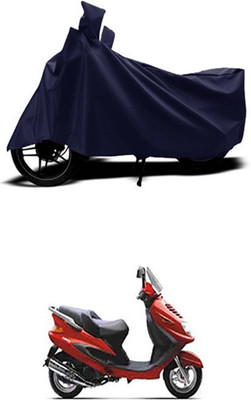 Wadhwa Creations Two Wheeler Cover for Kinetic(Blue)