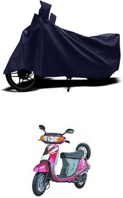 Wadhwa Creations Two Wheeler Cover for Kinetic(Nova, Blue)