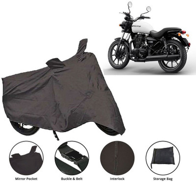 Lakshmina Enterprises Waterproof Two Wheeler Cover for Royal Enfield(Thunderbird 350, Black)