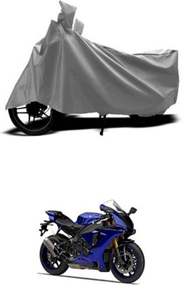 Wadhwa Creations Two Wheeler Cover for Yamaha(YZF R1, Grey)