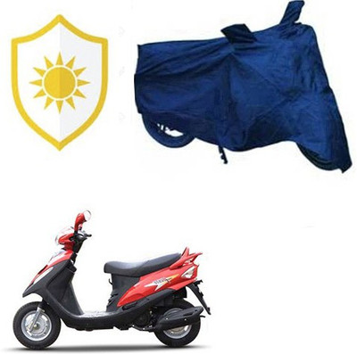 RPSENTTERPR Waterproof Two Wheeler Cover for Mahindra(Flyte, Blue)