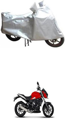 Wadhwa Creations Two Wheeler Cover for Mahindra(Silver)