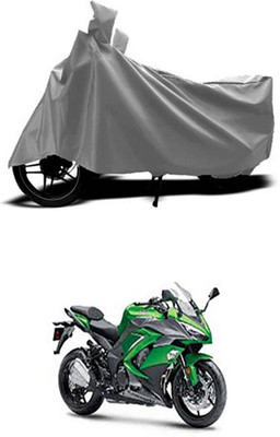 Wadhwa Creations Two Wheeler Cover for Kawasaki(Ninja 1000, Grey)