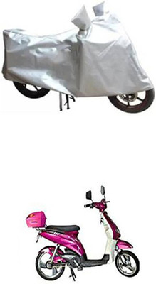 Coverit Two Wheeler Cover for Avon(E Lite, Silver)