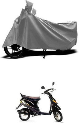 Coverit Two Wheeler Cover for Bajaj(Grey)